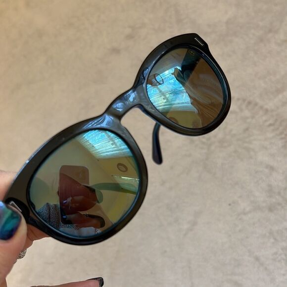 *Marc Jacobs* Iridescent Blue Black Sunnies main image 5